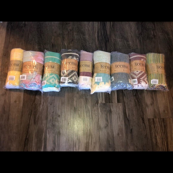 Beautiful Teema Turkish Towels!!! Never been opened!!! BRAND NEW!!! - Picture 1 of 1
